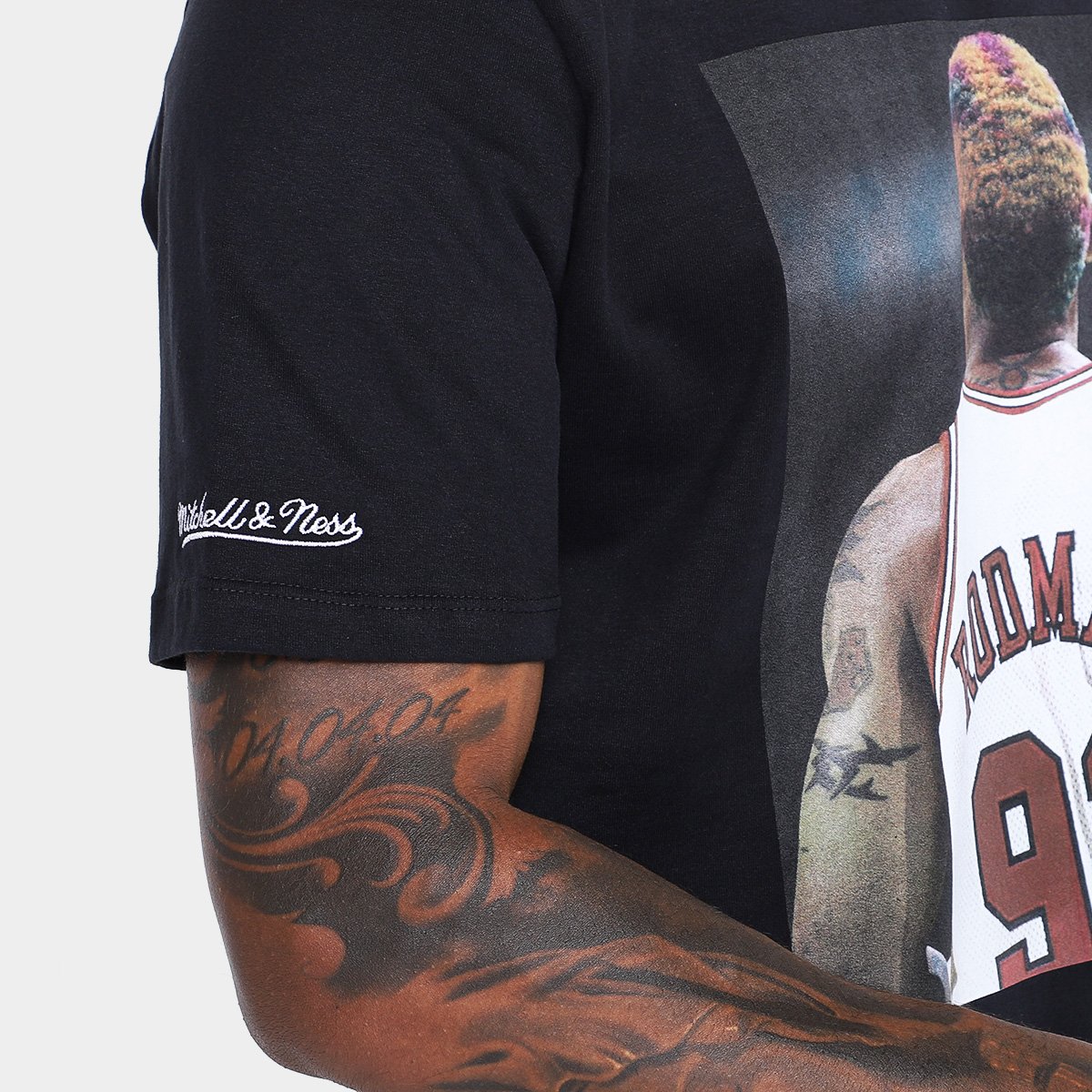 Camiseta Mitchell & Ness Chicago Bulls Slam Rodman Masculina - Tam: M - 2