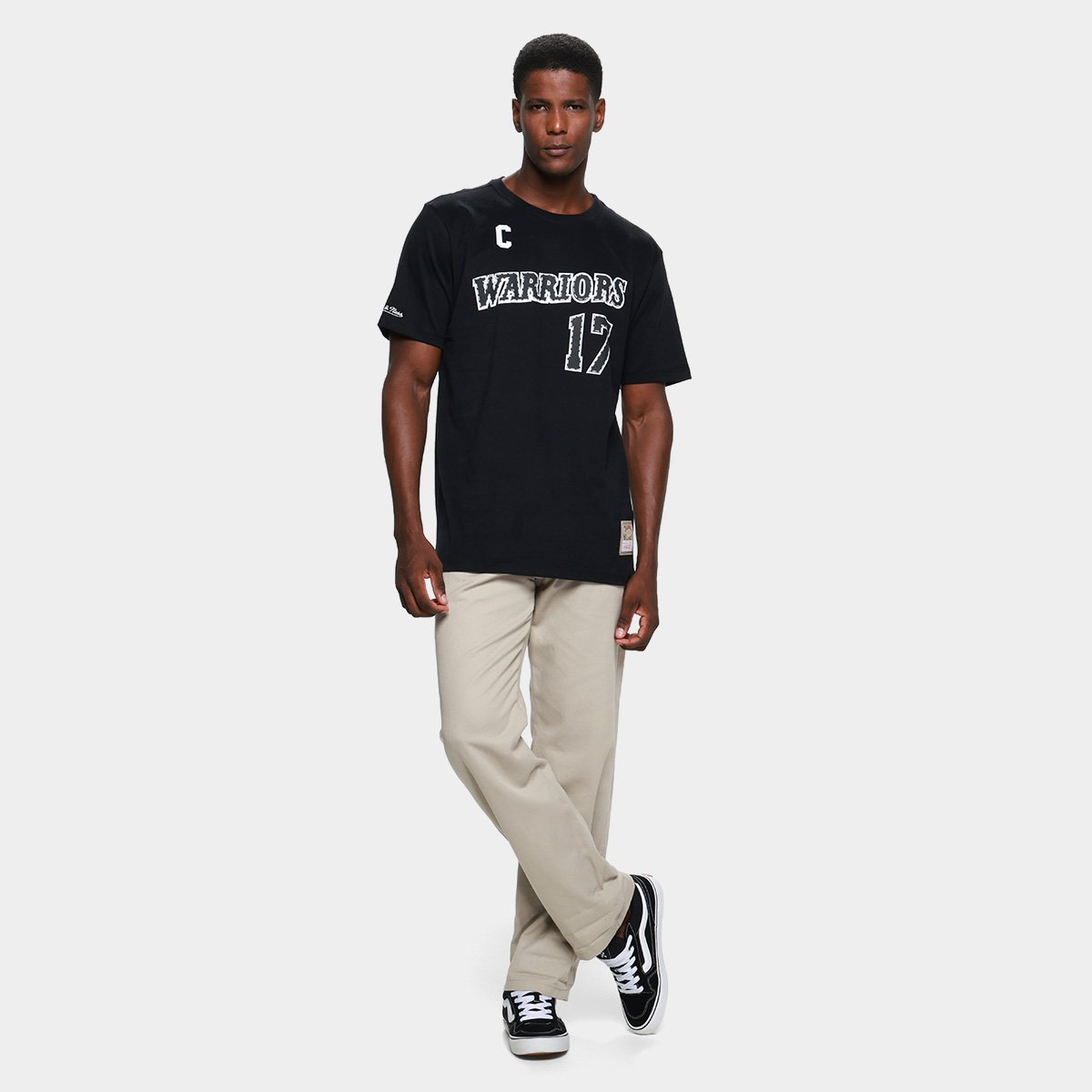 Camiseta Mitchell & Ness Golden State Warriors Mullin Masculina - Tam: P - 4