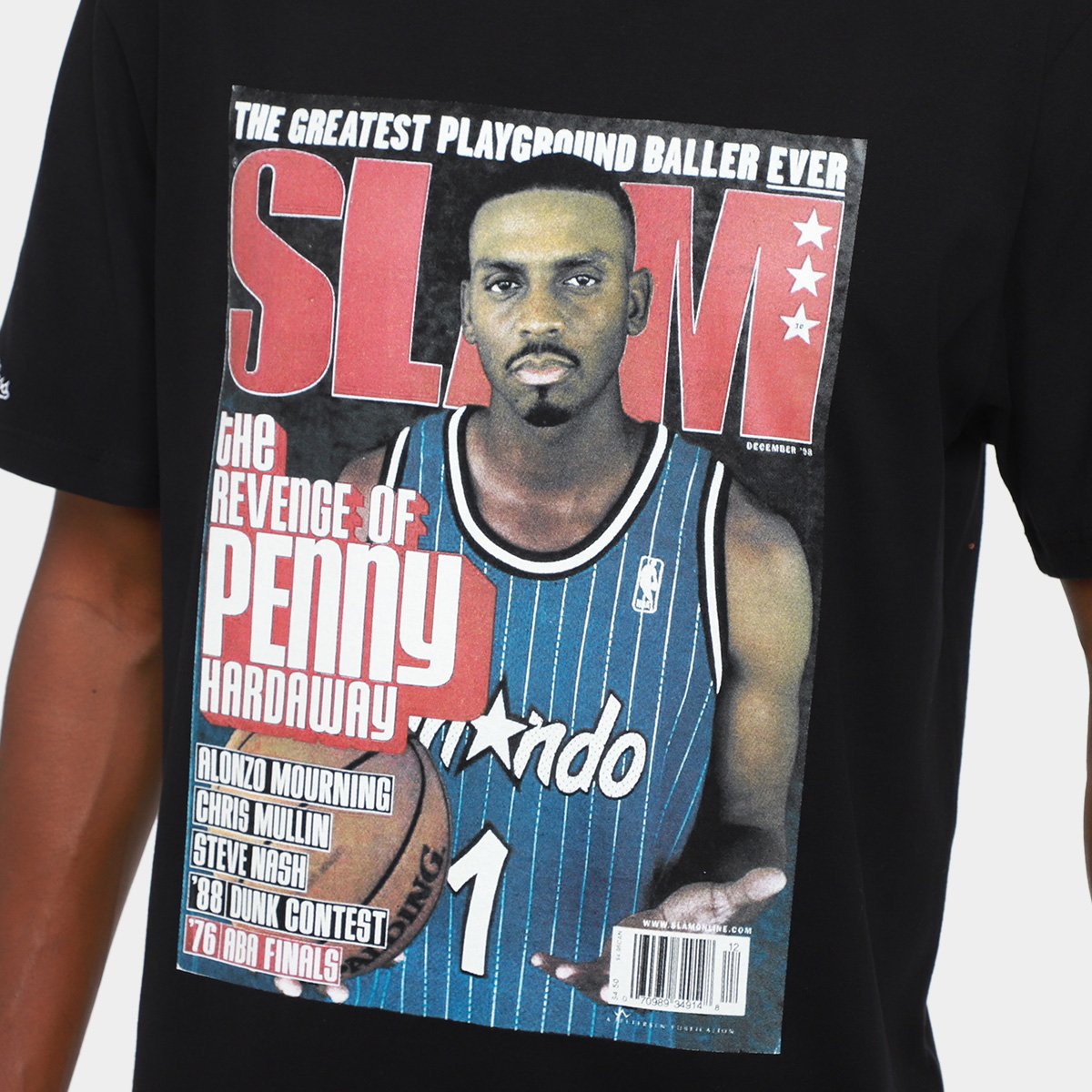 Camiseta Mitchell & Ness Orlando Magic Slam Hardaway Masculina - Tam: M - 2