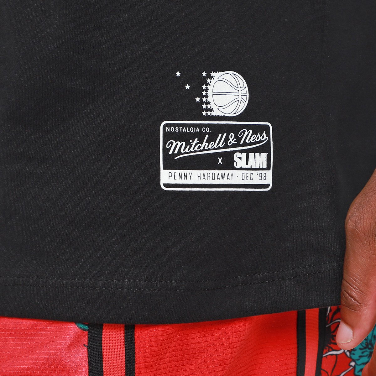 Camiseta Mitchell & Ness Orlando Magic Slam Hardaway Masculina - Tam: M - 4