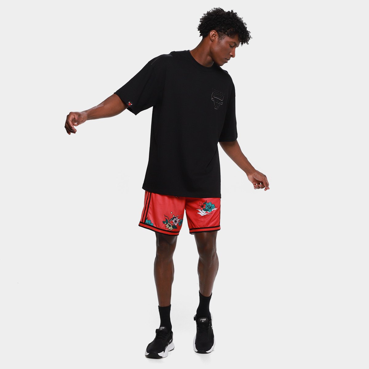 Camiseta NBA Mitchell & Ness Faux Emboss Masculina - Tam: P - 5