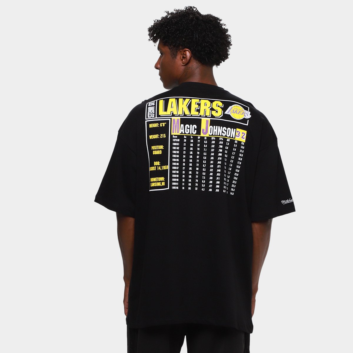 Camiseta NBA Mitchell & Ness Trad Cards Masculina - Tam: M - 1