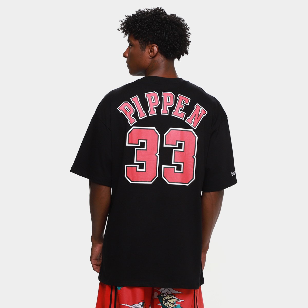 Camiseta NBA Pippen Mitchell & Ness Masculina - Tam: P - 1