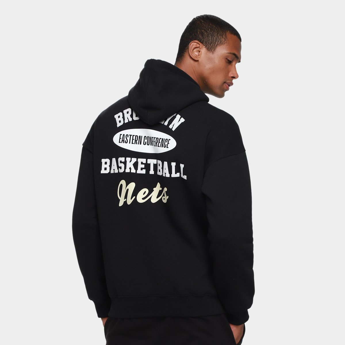 Moletom NBA Brooklyn Nets Mitchell & Ness Masculino - Tam: P - 1