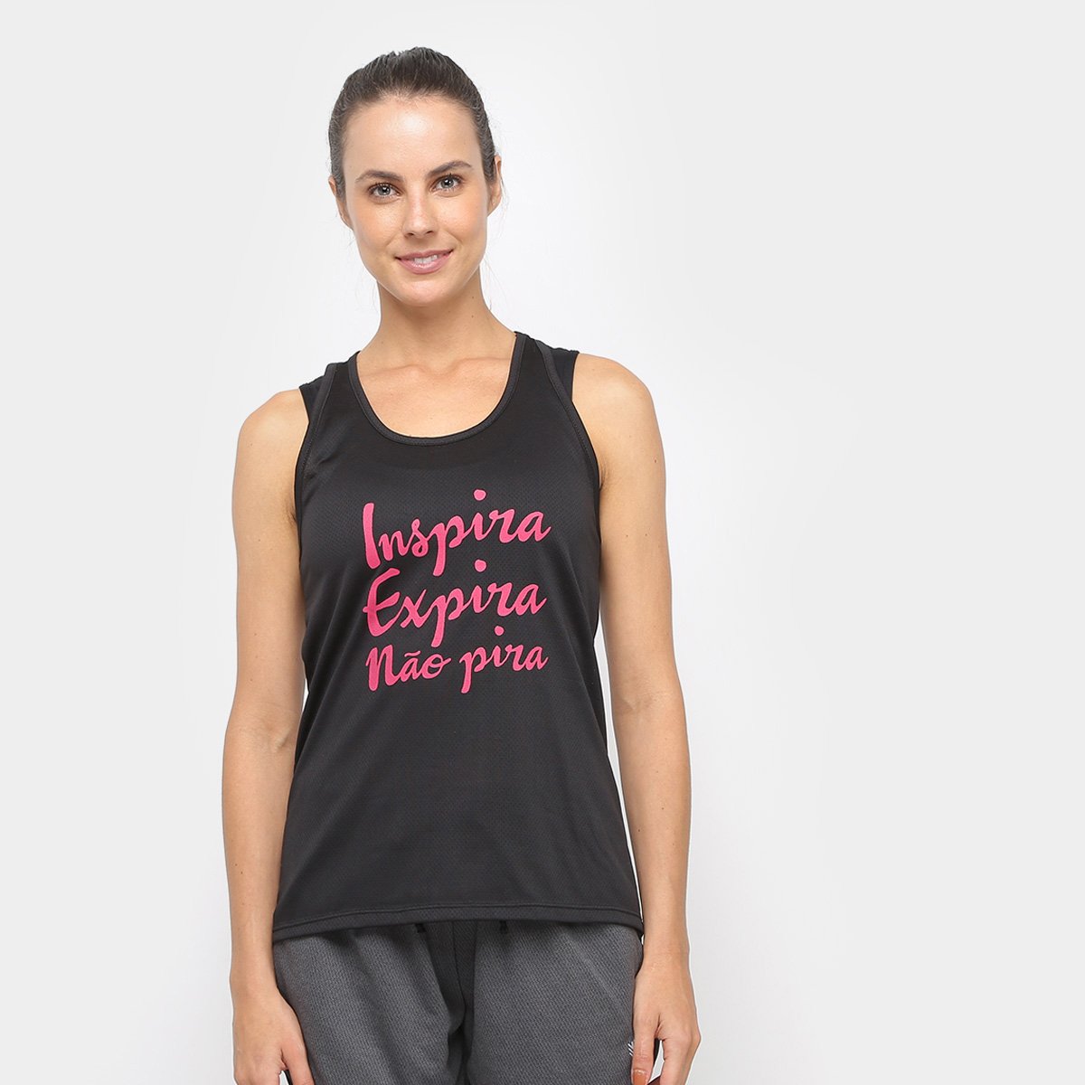 Regata Gonew Dry Touch Inspira Expira Não Pira Feminina