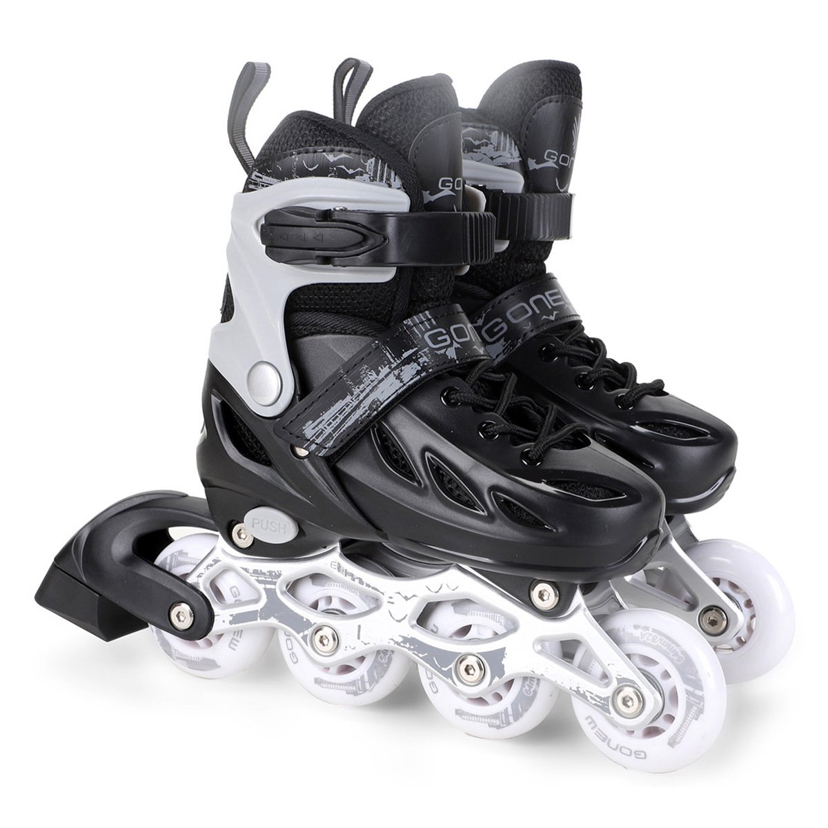 Patins Gonew Fitness Flexx Pró InLine ABEC-9 - 64MM - Tam: 31/34 - 2