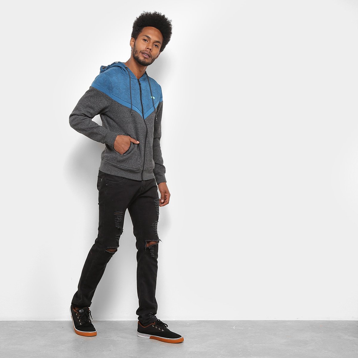 Moletom HD Colapse Masculino - Tam: G - 2