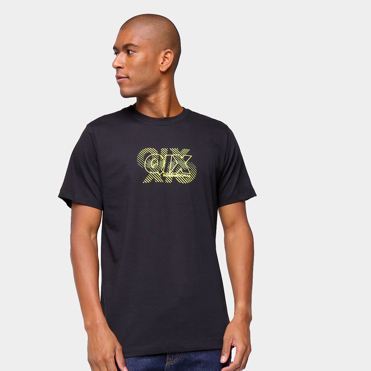 Camiseta Qix Básica Logo Riscos