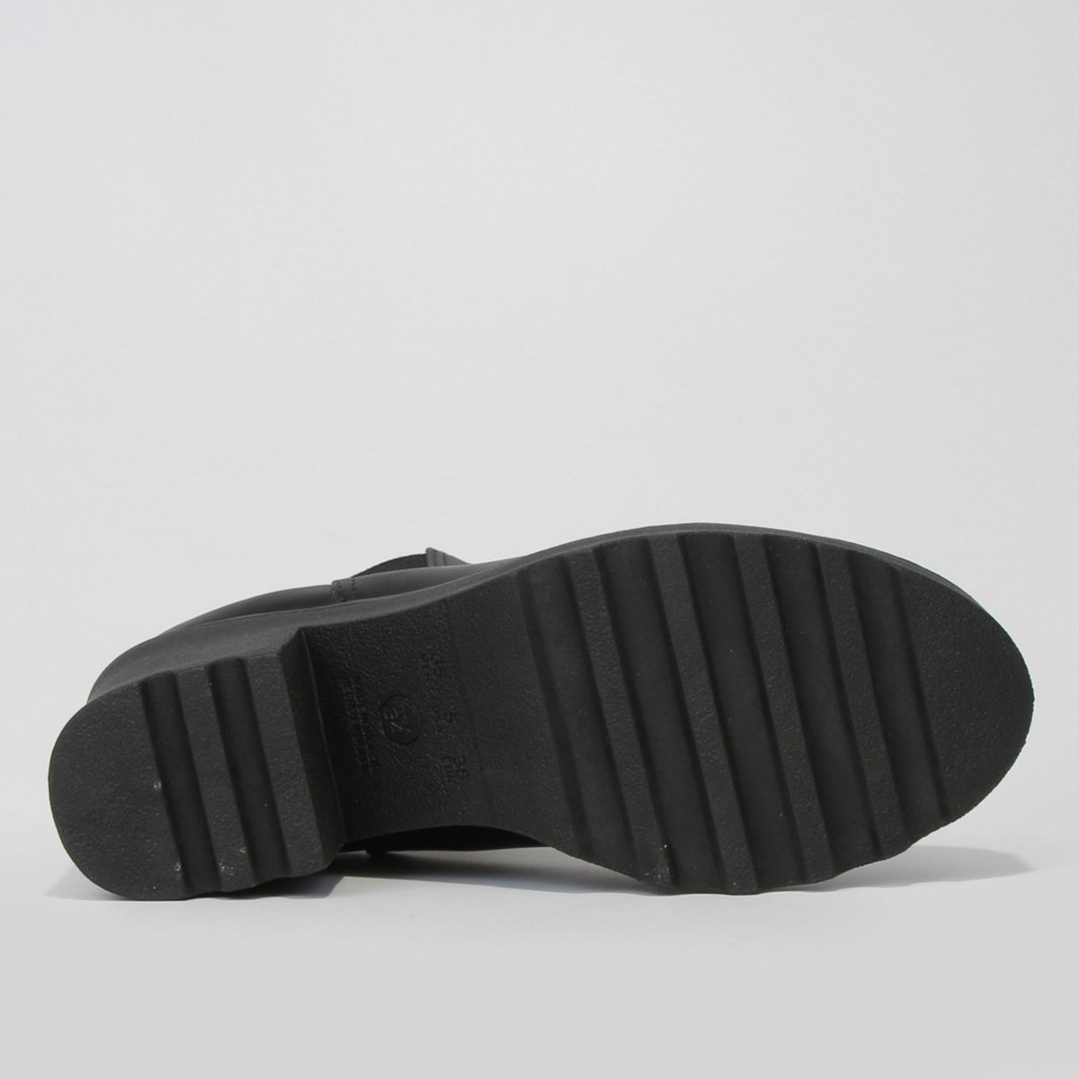 Bota Chelsea Cano Curto Via Uno Flatform Tratorada Feminina - Tam: 34 - 5