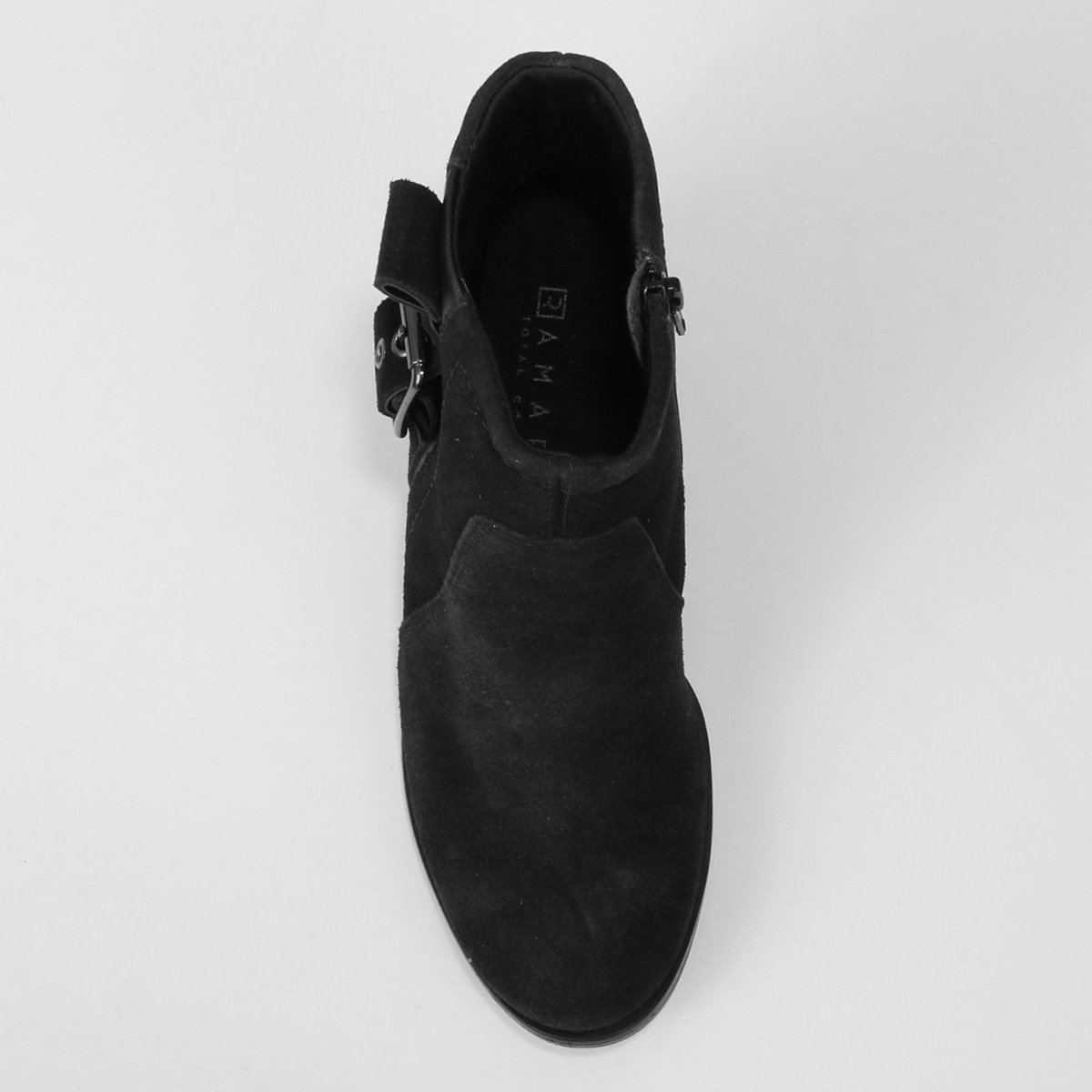 Bota Cano Curto Ramarim Fivela Salto Bloco Feminina - Tam: 34 - 3