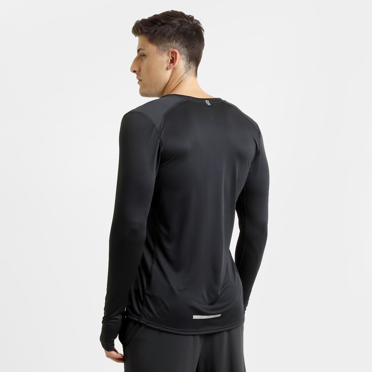 camisa uv manga longa masculina nike