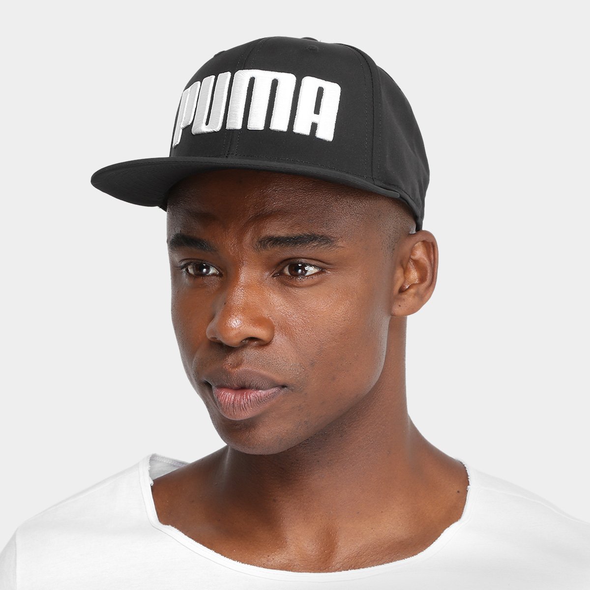 Boné Puma Aba Reta LS Colour Block Preto em Promoção | Ofertas na Americanas