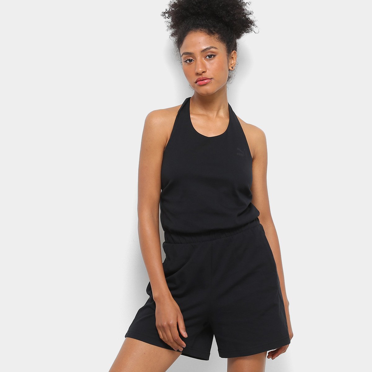 Macaquinho Puma Bow Summer Overall Feminino