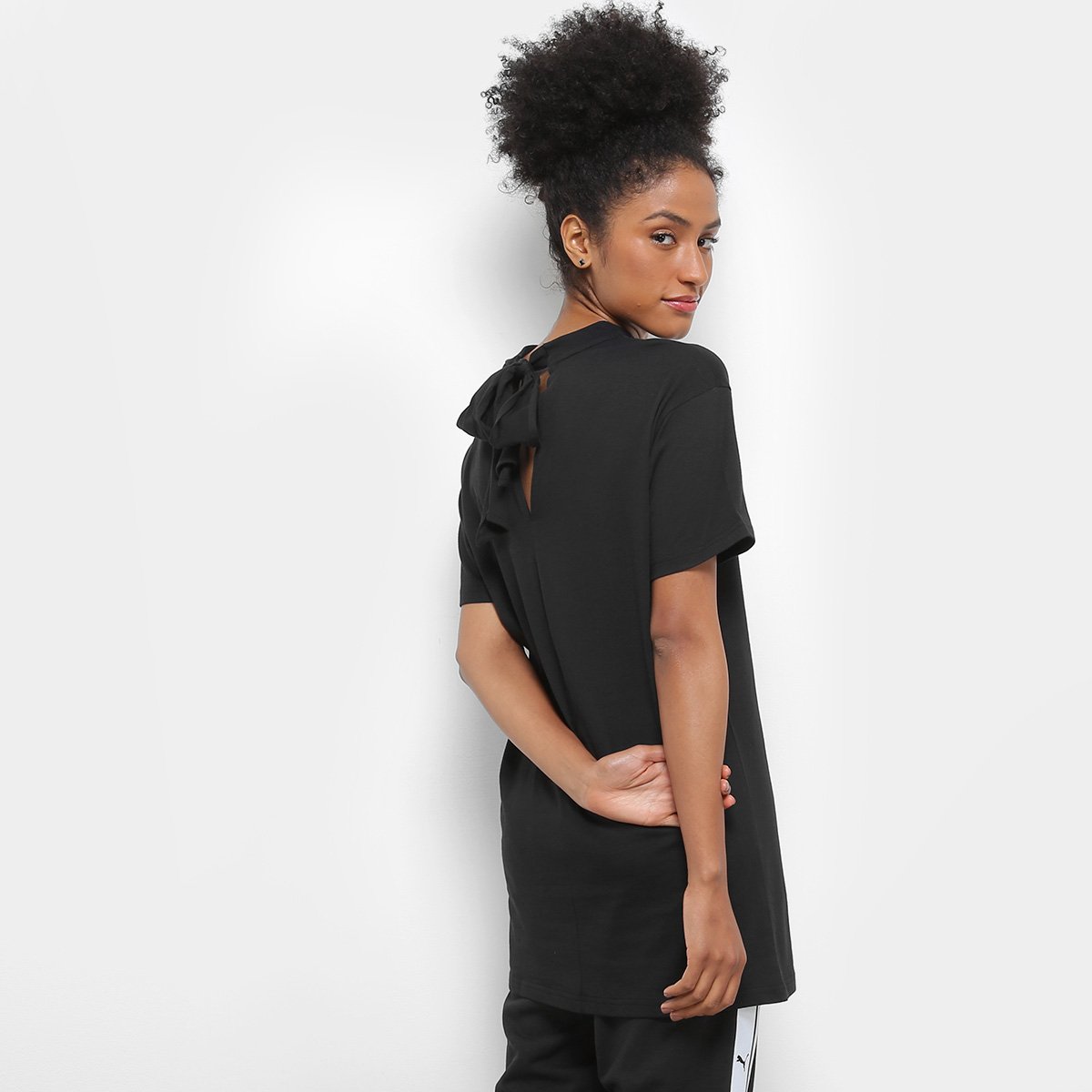 Camiseta Puma Bow Elongated Feminina - Tam: P - 1