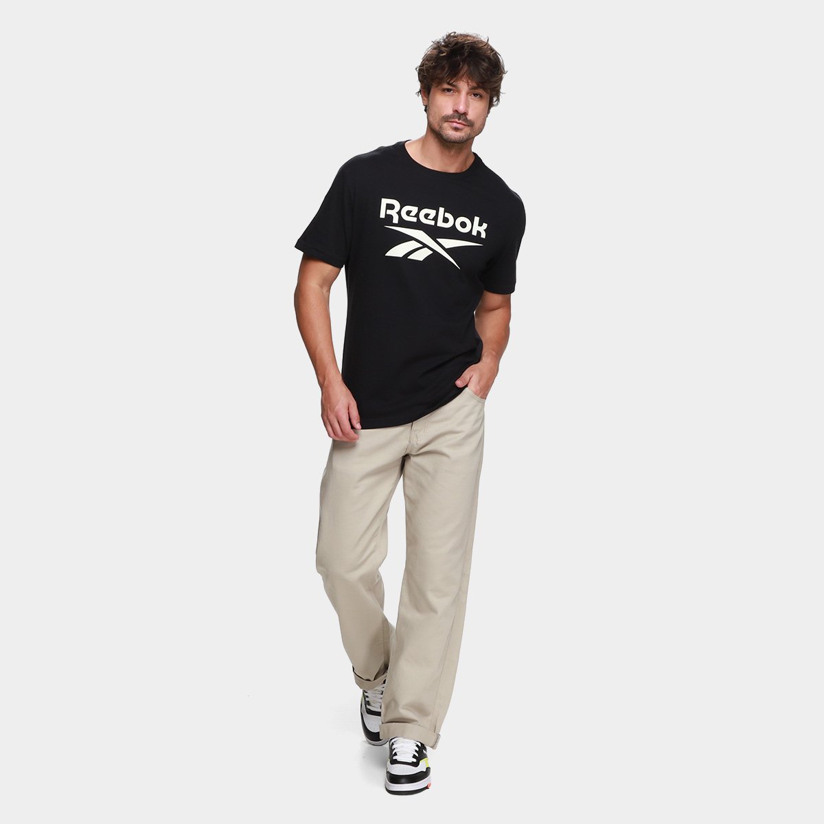 Camiseta Reebok Oportunity Logo Masculina - Tam: M - 3