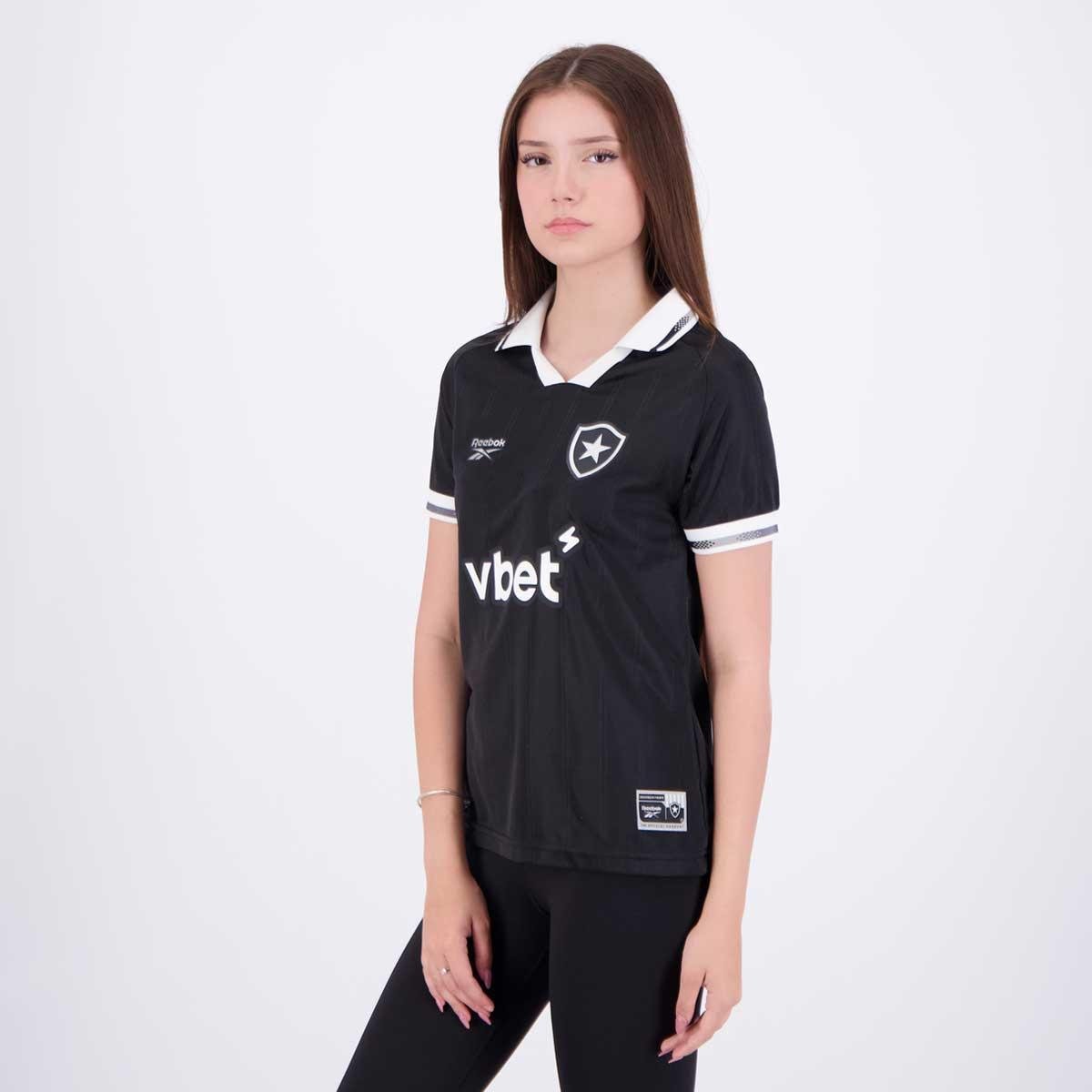 Camisa Botafogo II 26/27 s/n Torcedor Reebok Feminina - Tam: P - 2