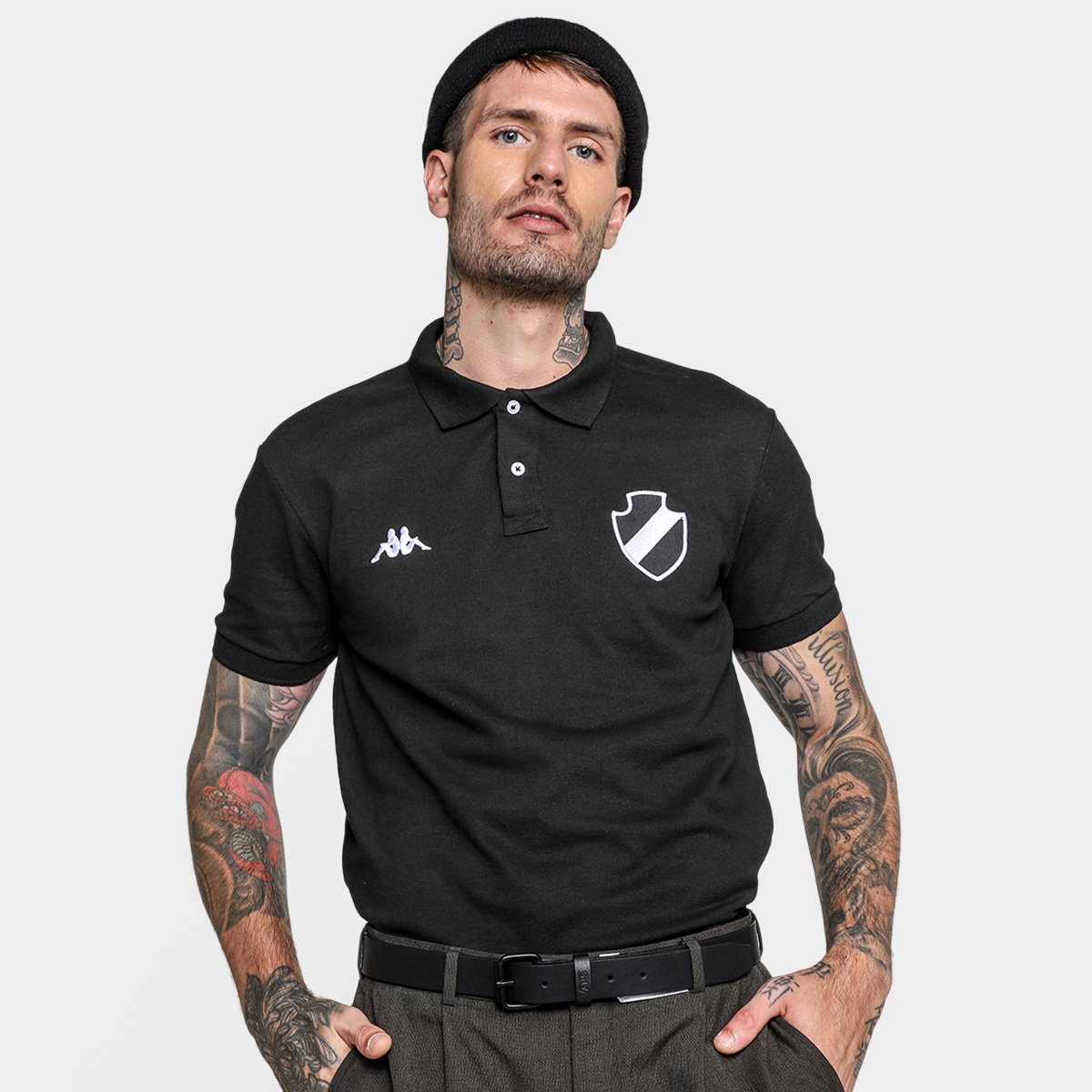 Camisa Polo Vasco Kappa Supporter Mono Masculina - Tam: P - 4