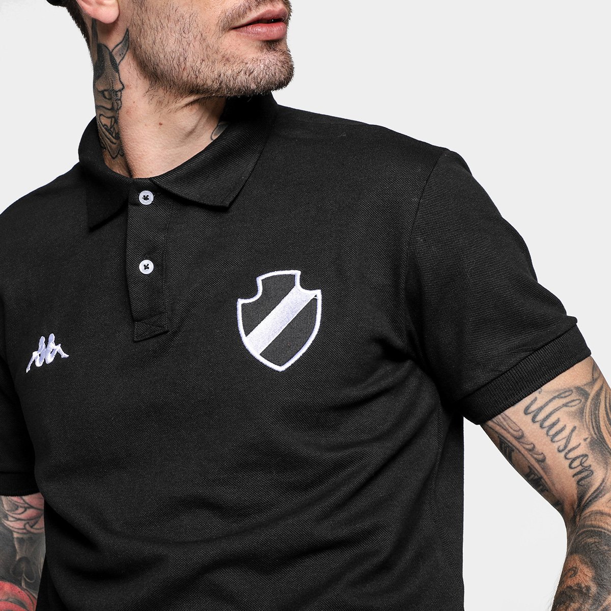 Camisa Polo Vasco Kappa Supporter Mono Masculina - Tam: P - 5