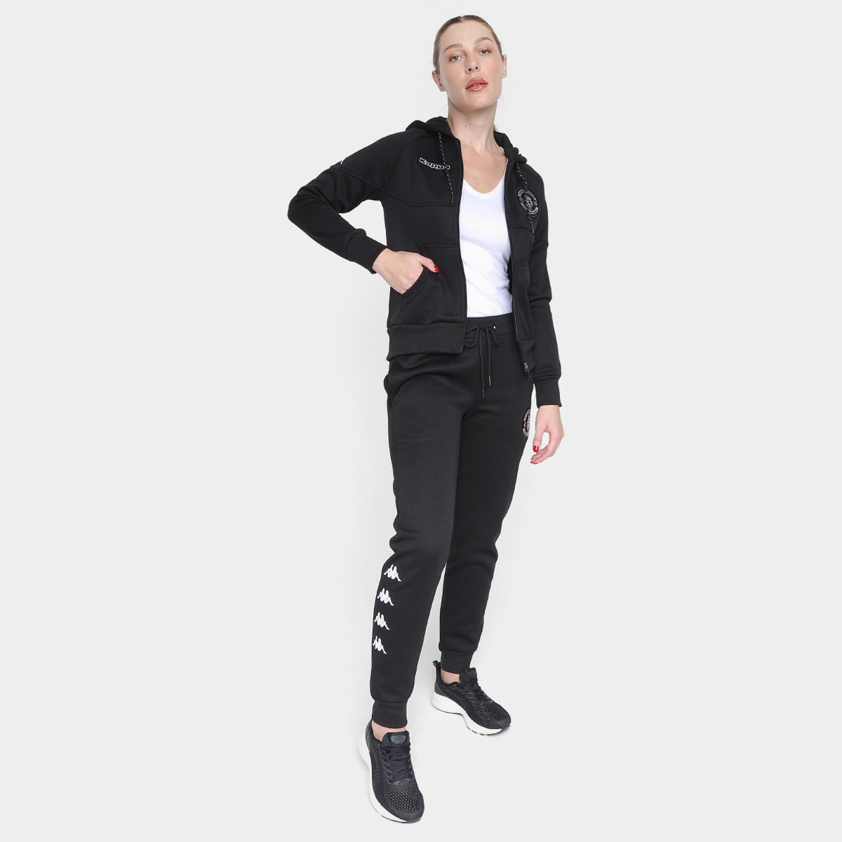 Jaqueta Vasco Kappa C/ Capuz Feminina - Tam: M - 3