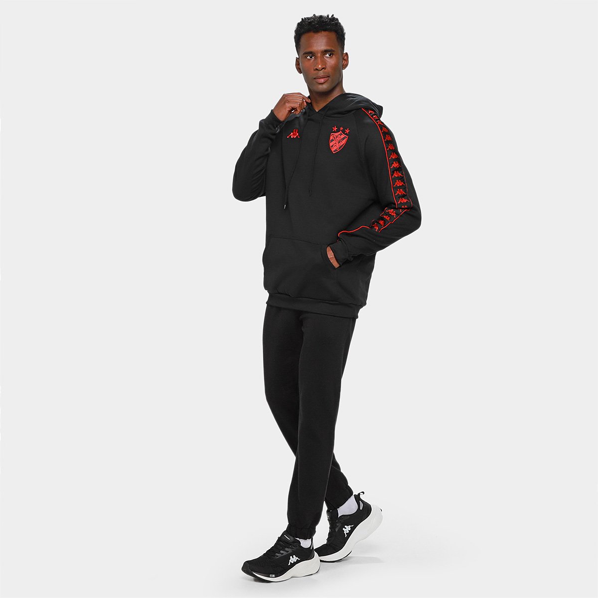 Blusão C/ Capuz Sport Atleta Kappa Masculino - Tam: G - 5