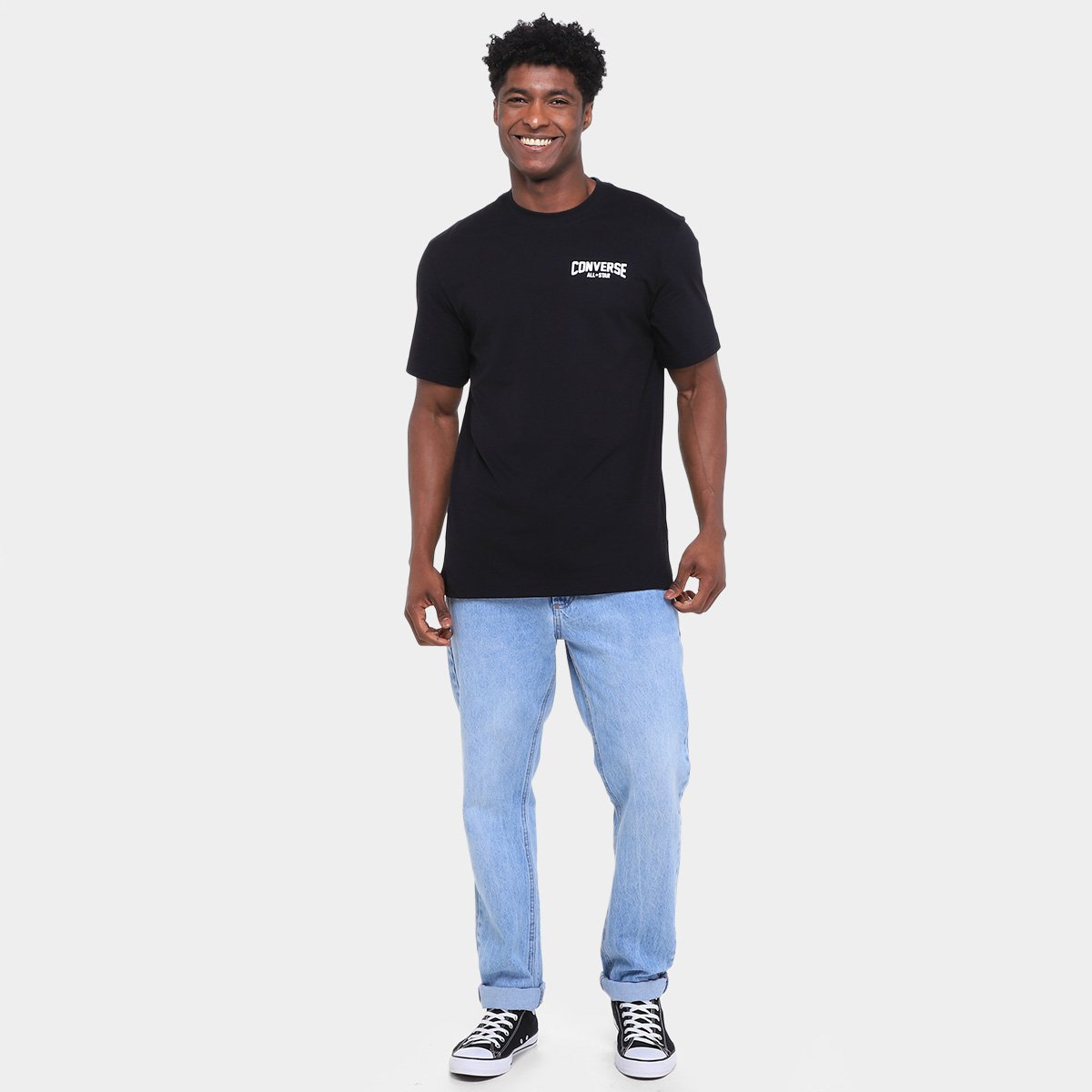 Camiseta Converse Connect Estam Masculina - Tam: P - 4