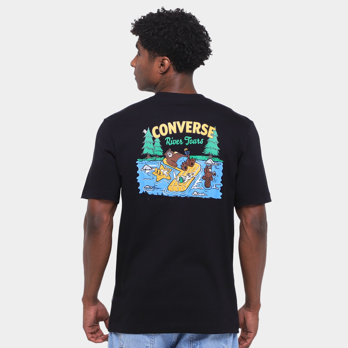 Camiseta Converse High River Tours Sta Masculina - Tam: P - 1