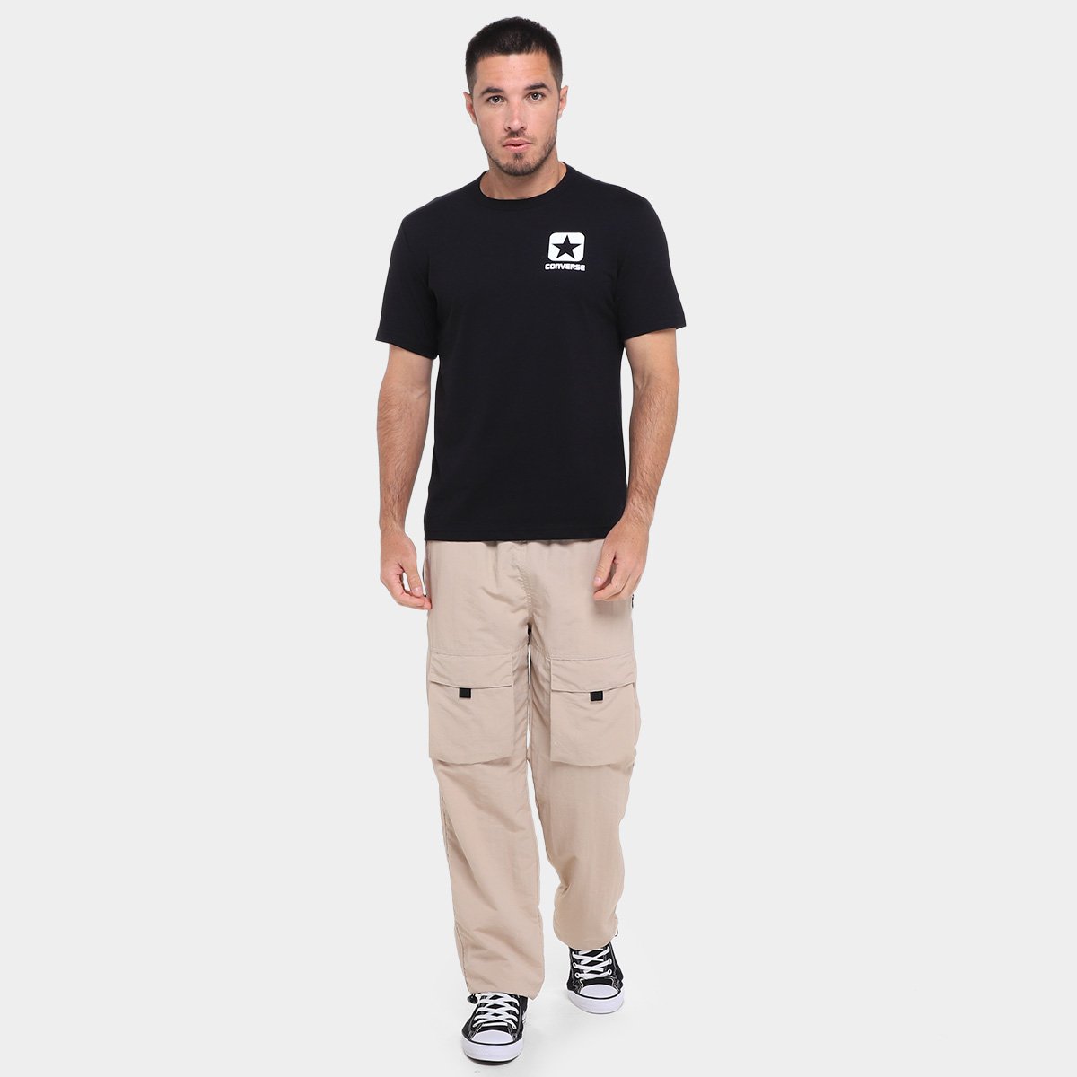 Camiseta Converse Stand Masculina - Tam: P - 3