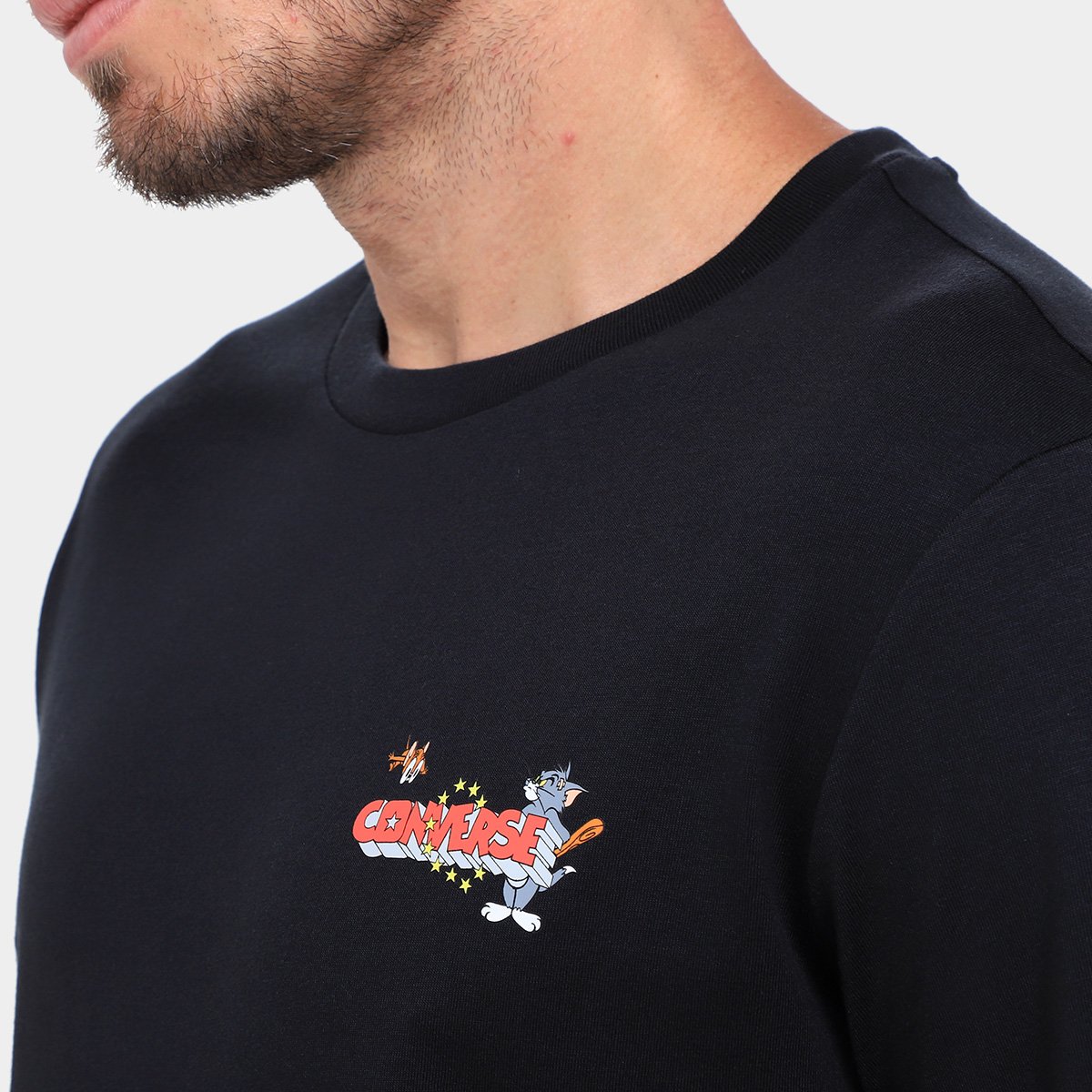 Camiseta Converse Tom & Jerry I Masculina - Tam: P - 2