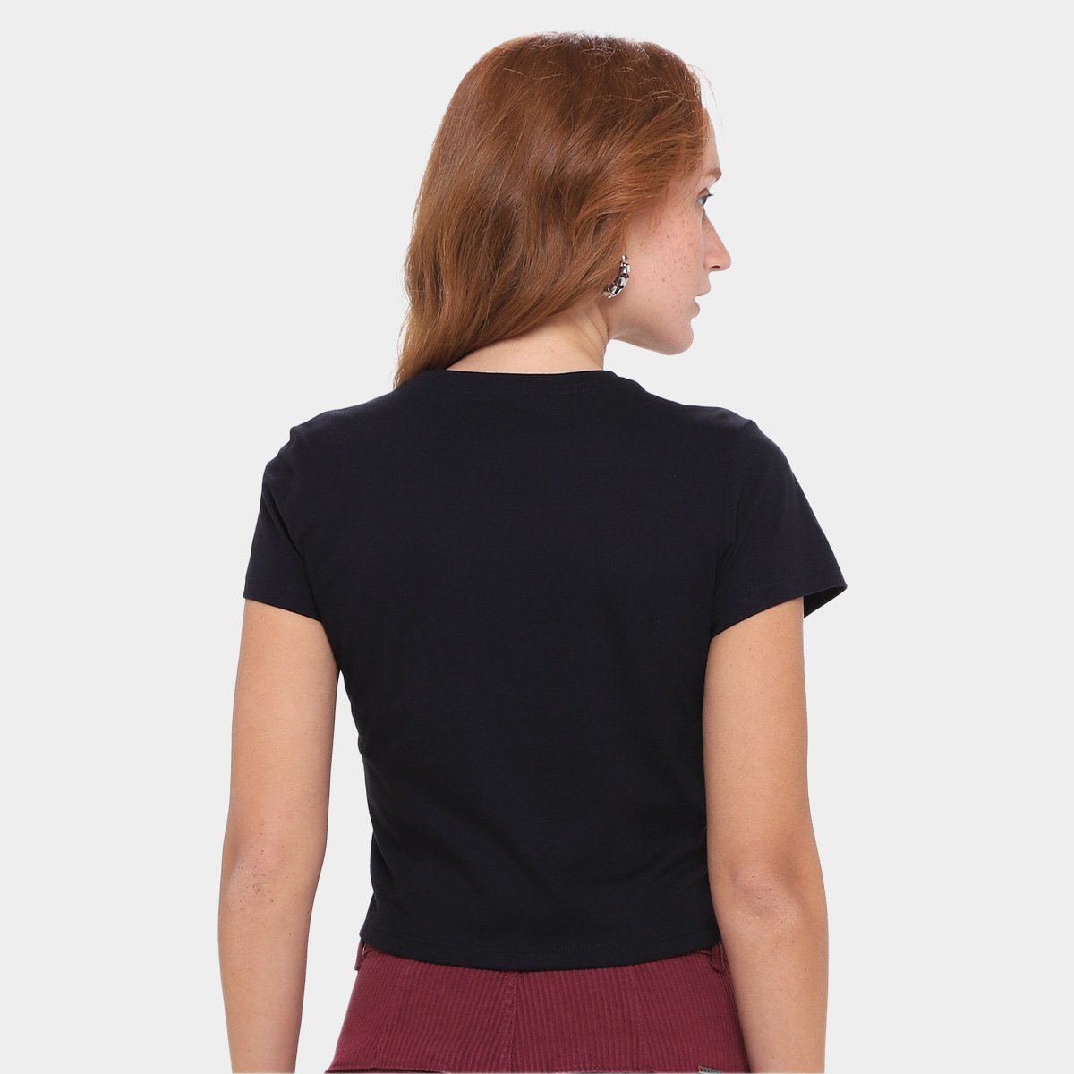 Camiseta Converse Cropped Grap Sta Fit Feminina - Tam: P - 1