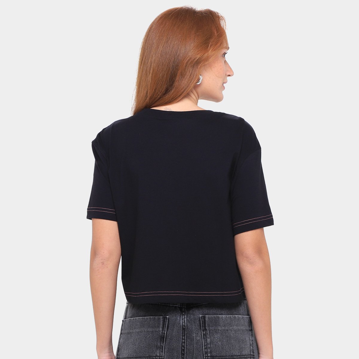 Camiseta Converse Go-To As Pach Cropped Feminina - Tam: EP - 1