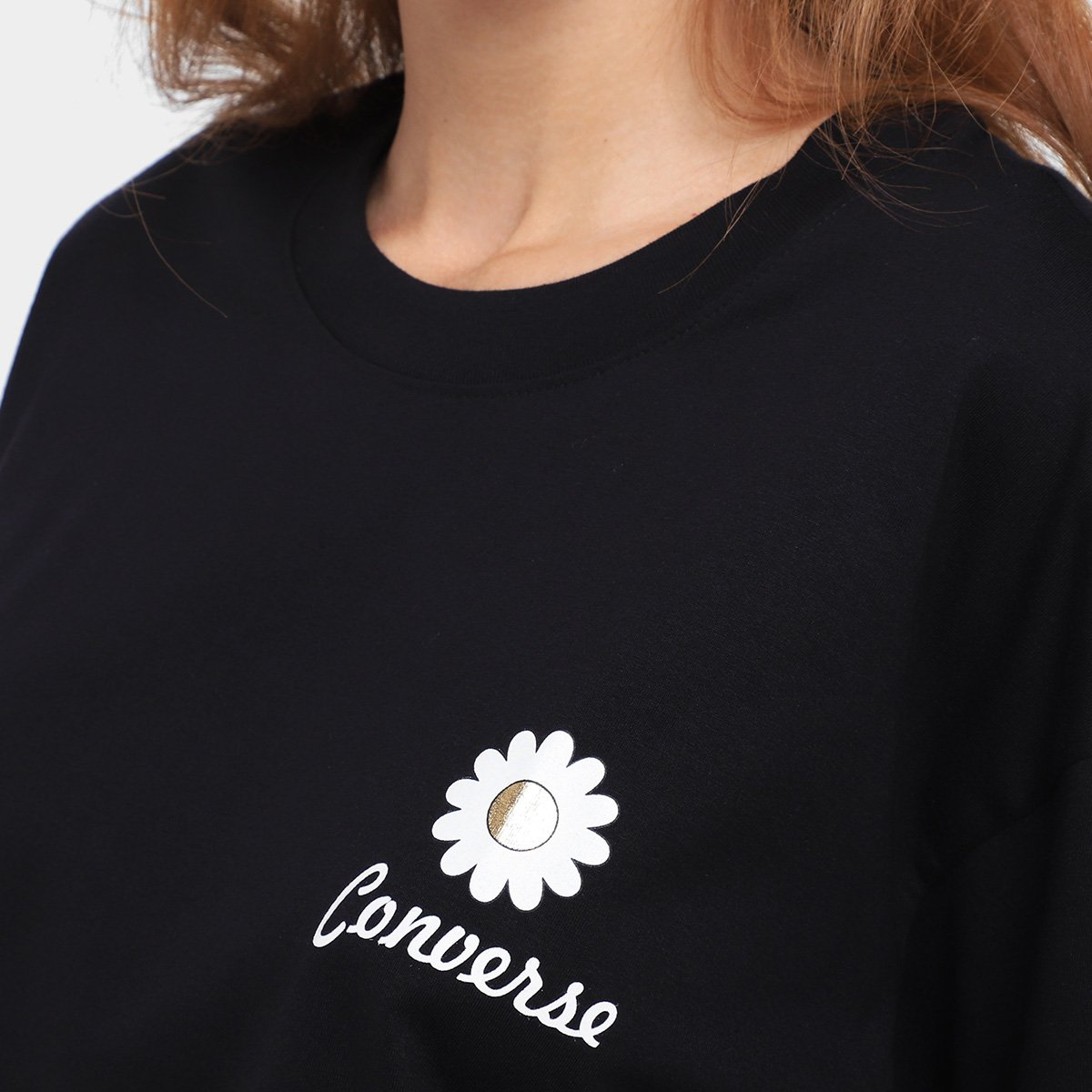 Camiseta Converse Oopsie Daisy Oversized Feminina - Tam: EP - 2