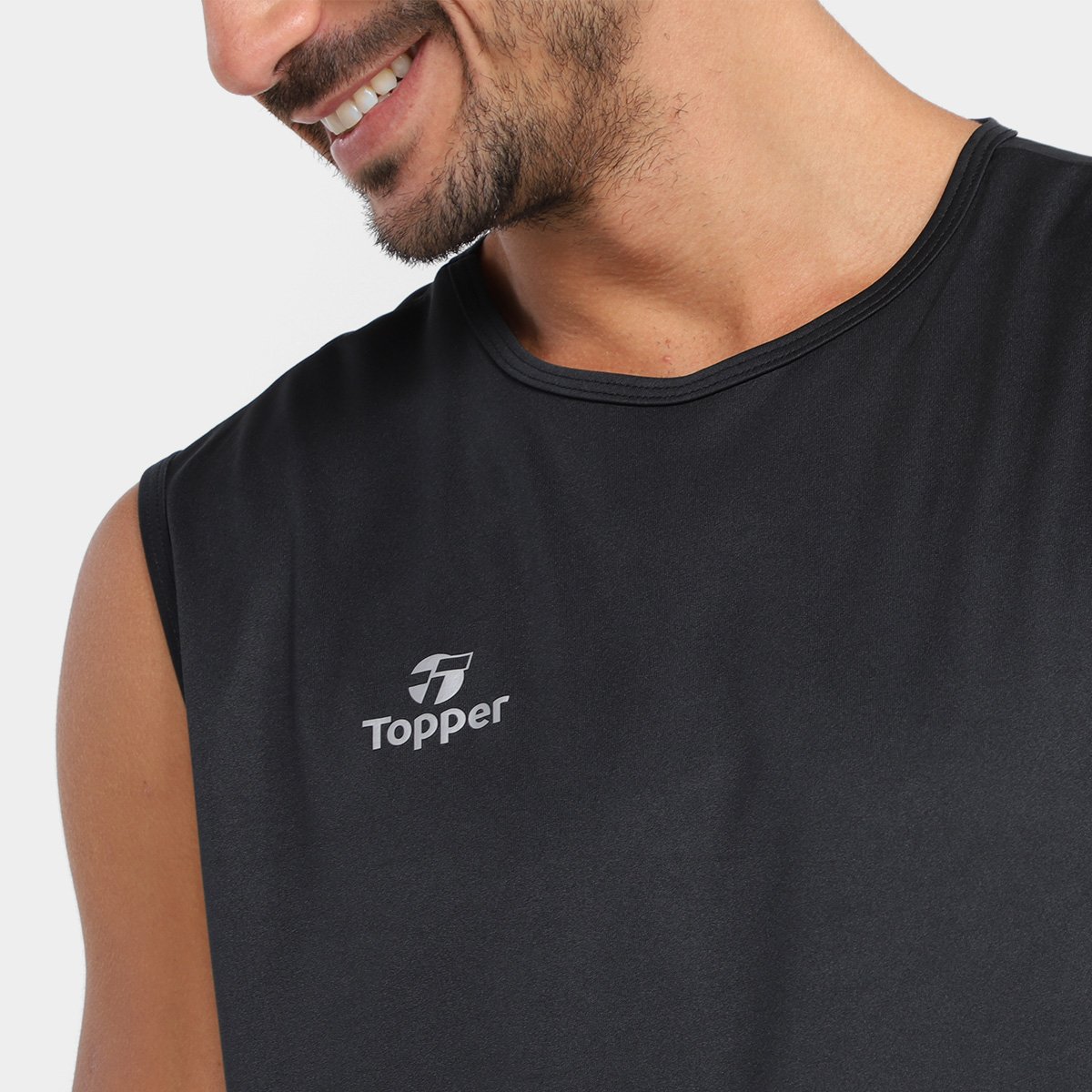 Camiseta Regata Treino Topper Classic New Masculina - Tam: M - 2