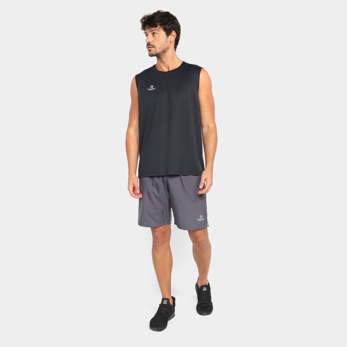Camiseta Regata Treino Topper Classic New Masculina - Tam: M - 3