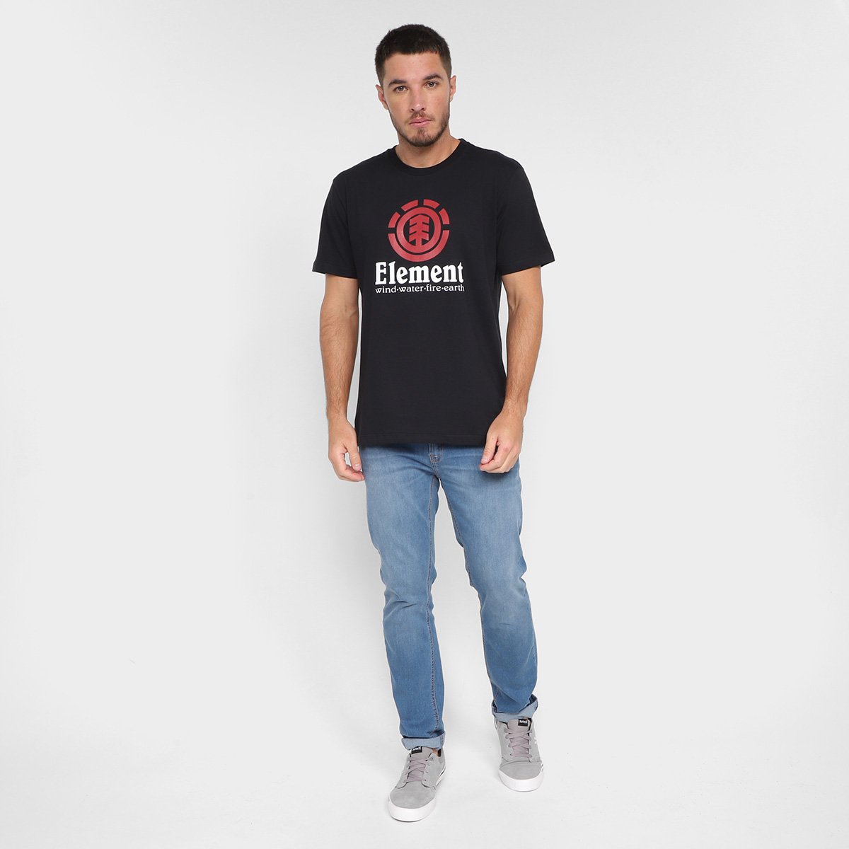 Camiseta Element Vertical Masculina - Tam: M - 3