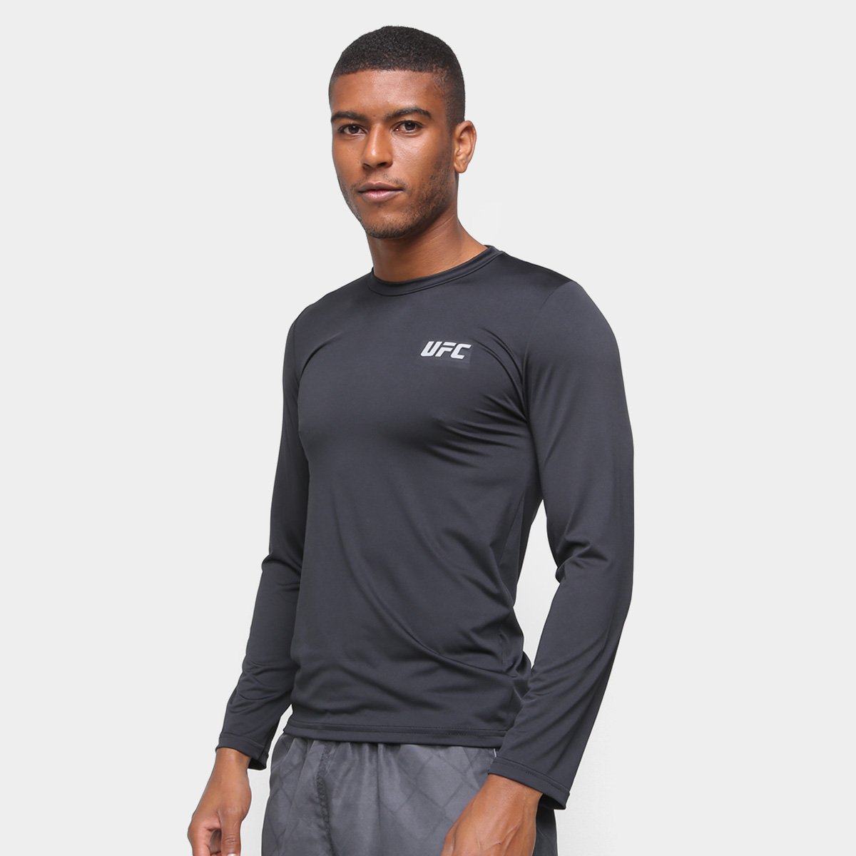 Camiseta de Compressão UFC Manga Longa Masculina