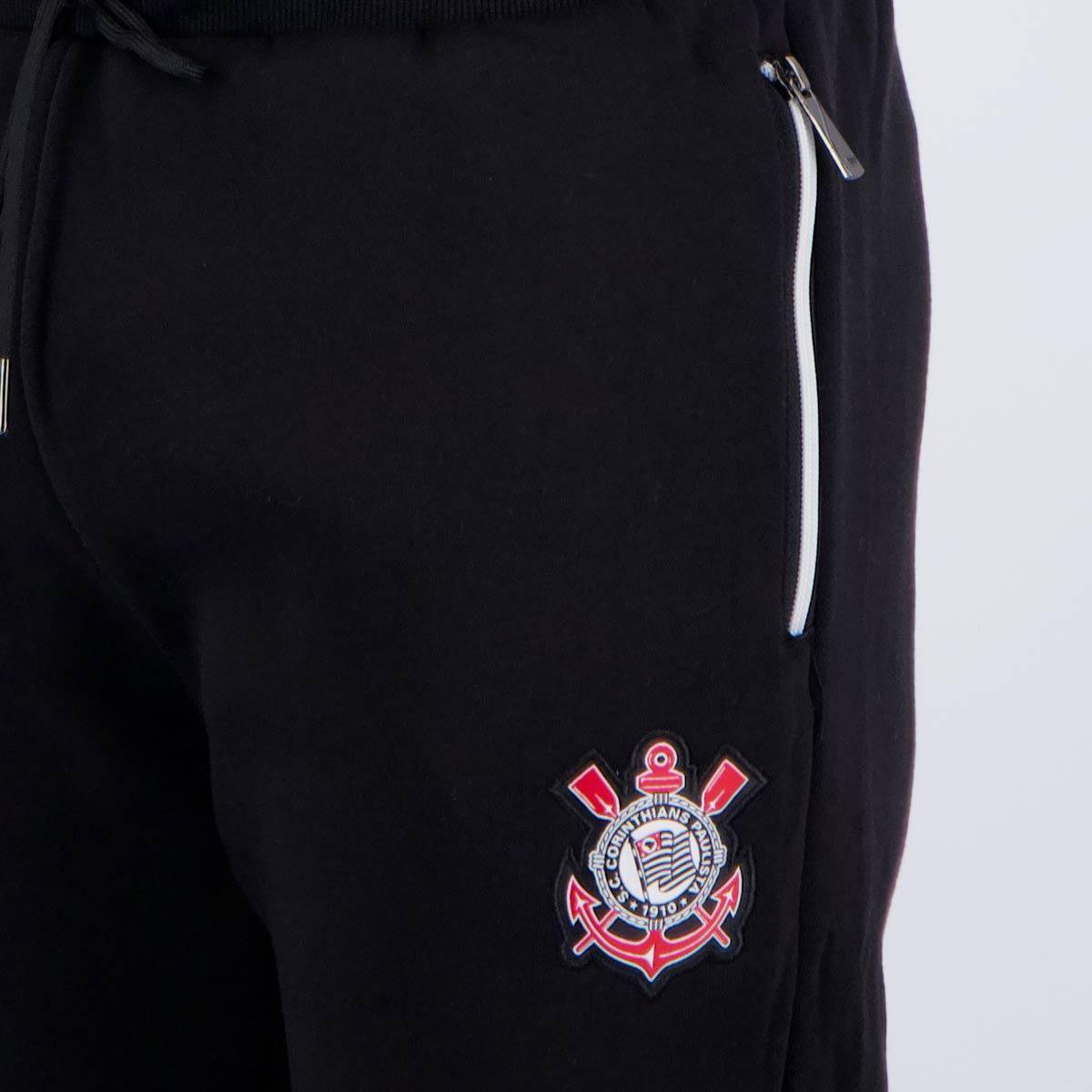 Calça Moletom Corinthians Print Masculina - Tam: P - 2
