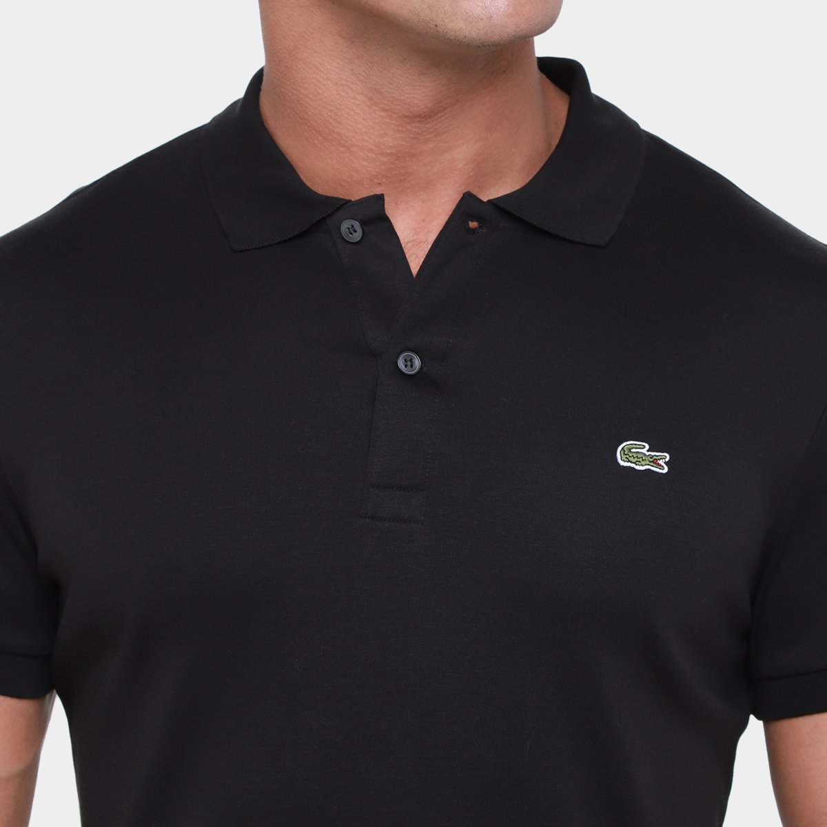 Camisa Polo Lacoste Regular Fit Algodão Leve Masculina - Tam: G - 2