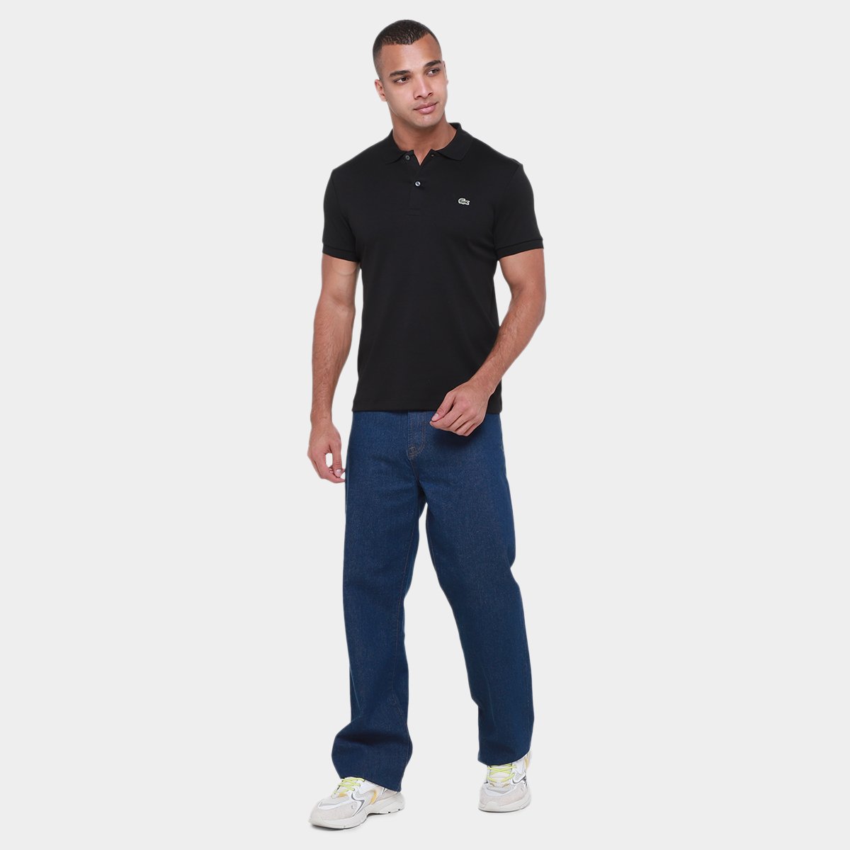 Camisa Polo Lacoste Regular Fit Algodão Leve Masculina - Tam: G - 3