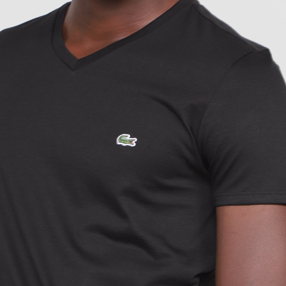 Camiseta Lacoste Logo Masculina - Tam: GG - 2