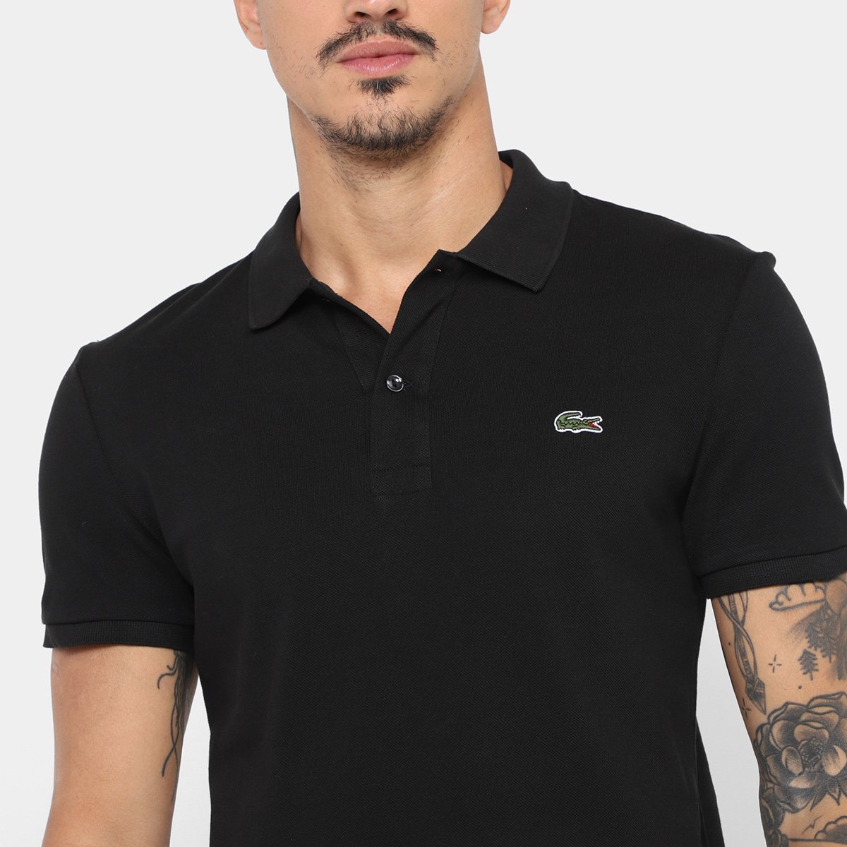 Camisa Polo Lacoste Slim Fit Piquet Masculina - Tam: P - 2