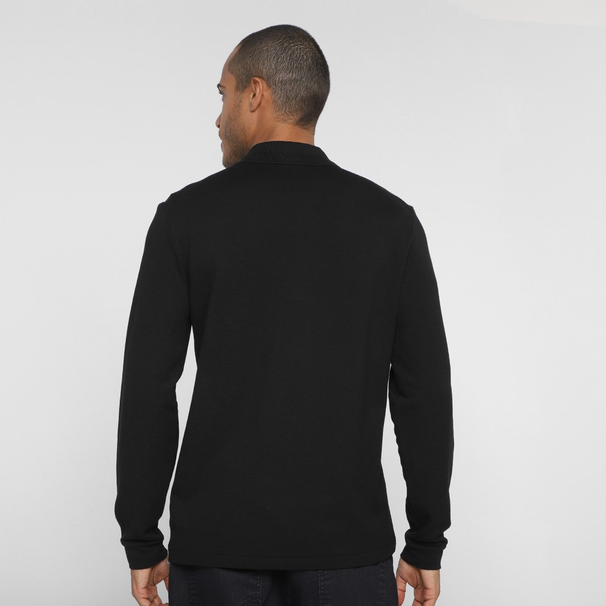 Blusa Polo Manga Longa Lacoste Casual Masculina - Tam: P - 1