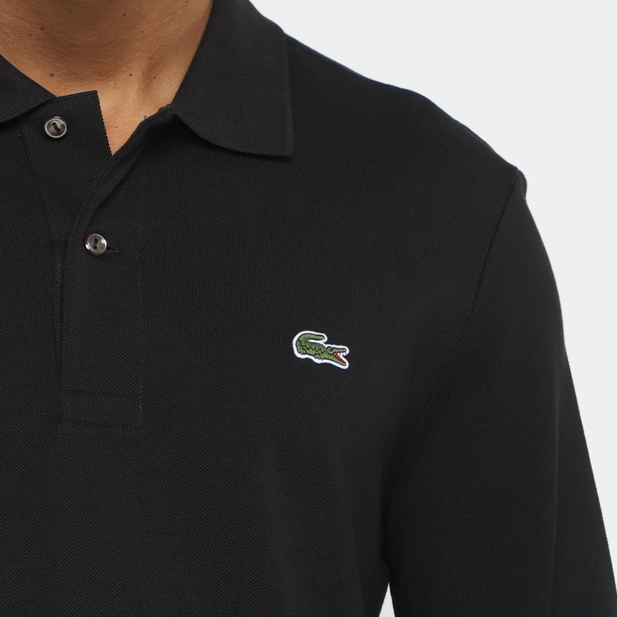 Blusa Polo Manga Longa Lacoste Casual Masculina - Tam: P - 2
