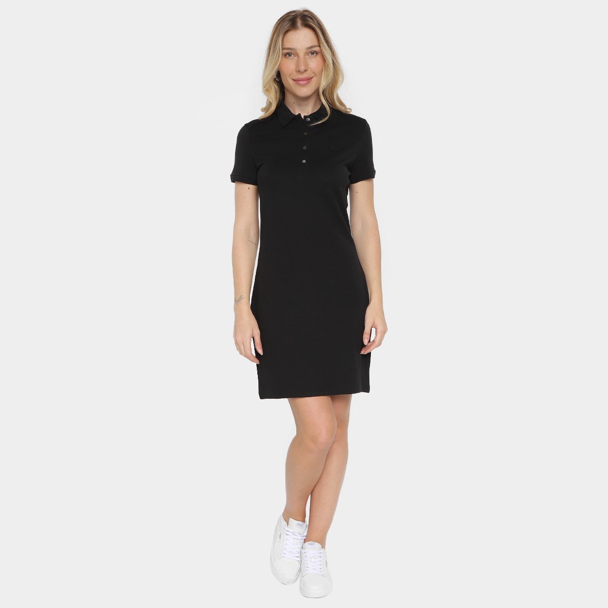 Vestido Curto Lacoste Polo Piquet Stretch - Tam: 42 - 3