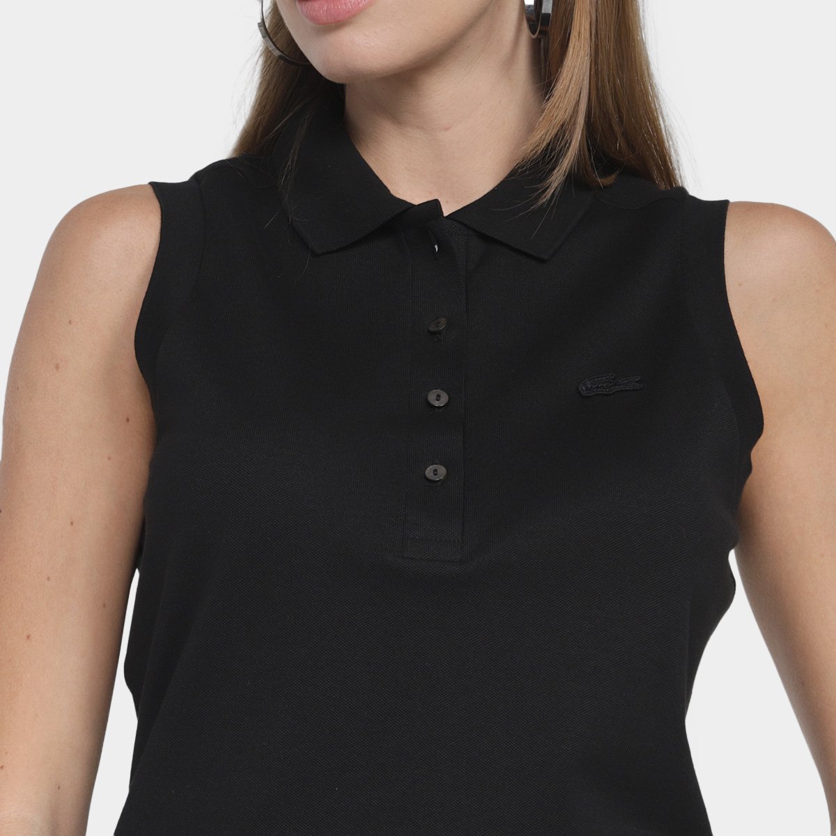 Camisa Polo Lacoste Regata Feminina - Tam: 42 - 2