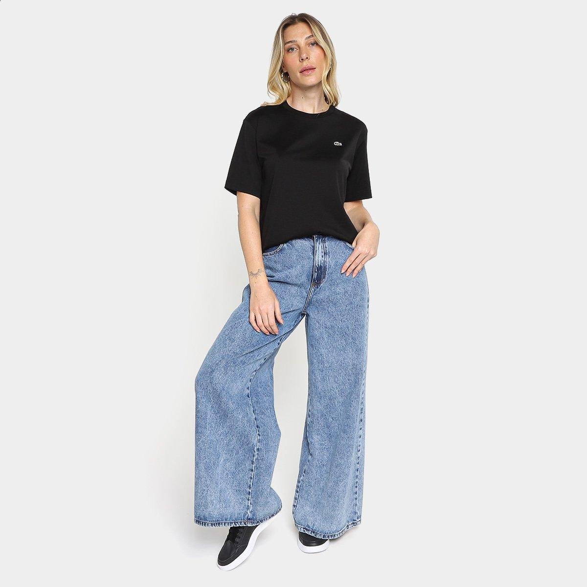 Camiseta Lacoste Casual Feminina - Tam: EGG - 3