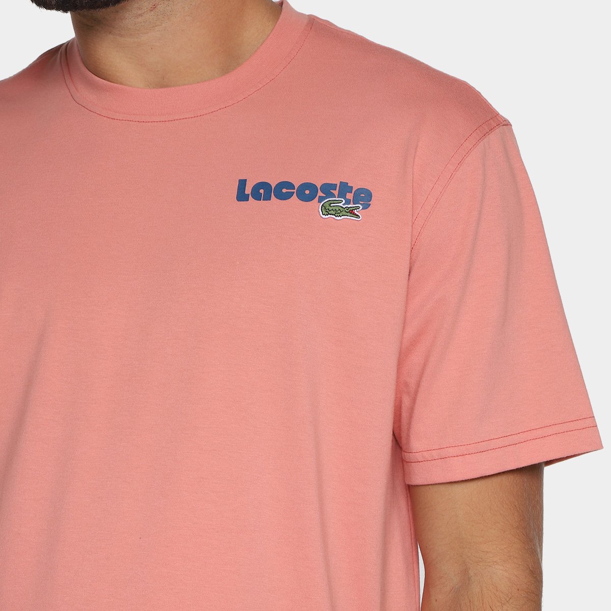 Camiseta Manga Curta Lacoste Casual Masculina - Tam: G - 2