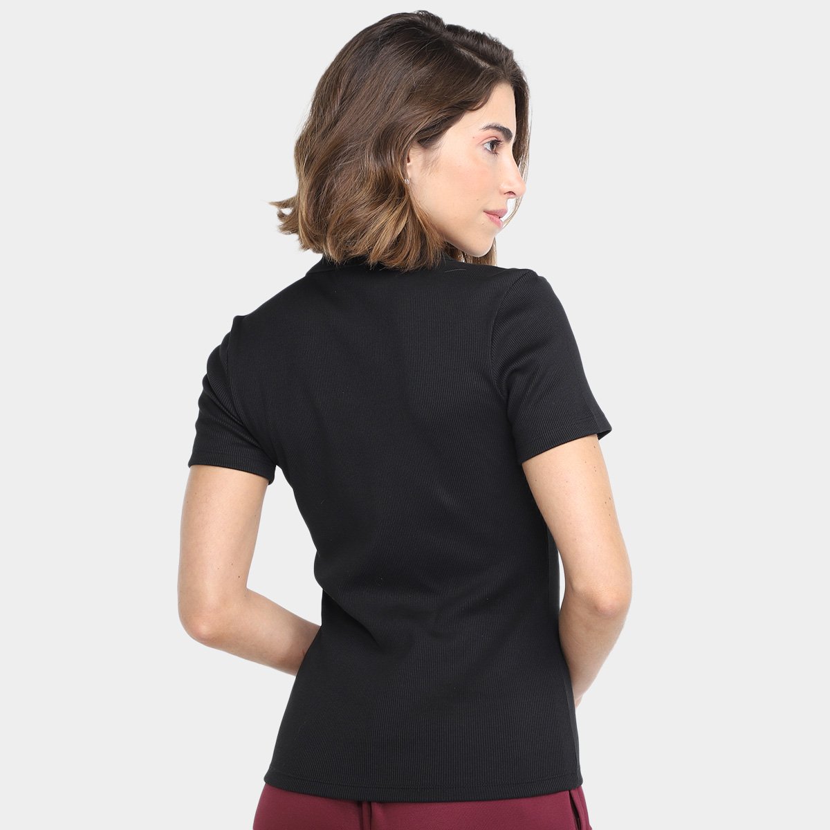 Camisa Polo Lacoste Slim Casual Feminina - Tam: 42 - 1
