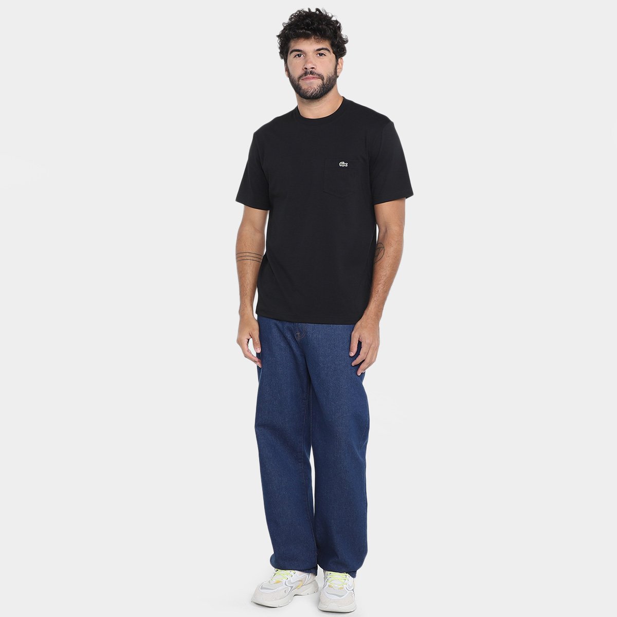 Camiseta Lacoste Clássica Masculina - Tam: M - 3