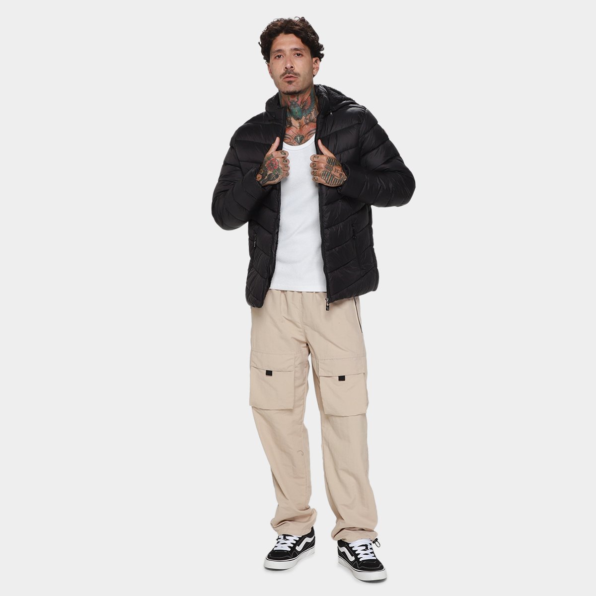 Jaqueta Red Nose Nylon Peluciada Masculina - Tam: GG - 4