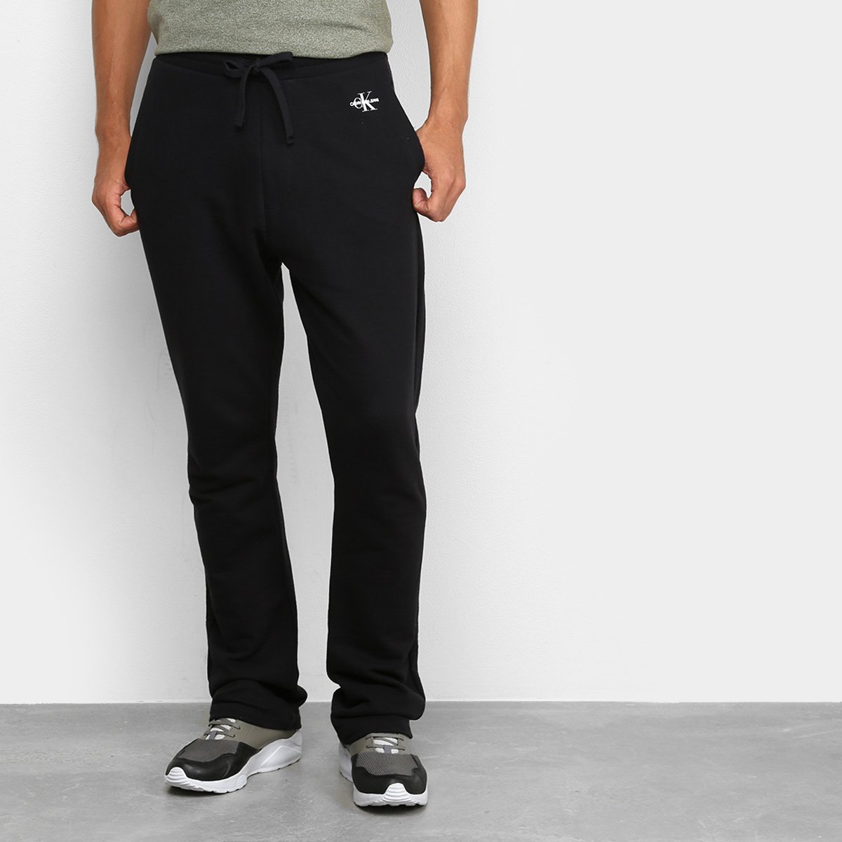 calça de moletom masculina calvin klein
